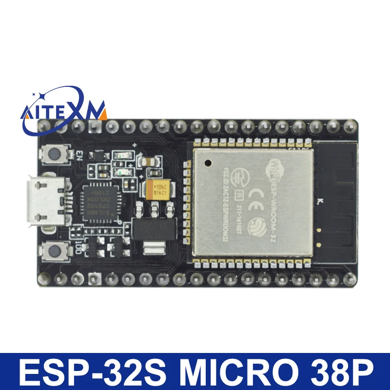 ESP32 Development Board ESP-32S NodeMCU-32S MICRO/TYPE-C Wireless Module WiFi+Bluetooth ESP-WROOM-32 IOT Expansion Board