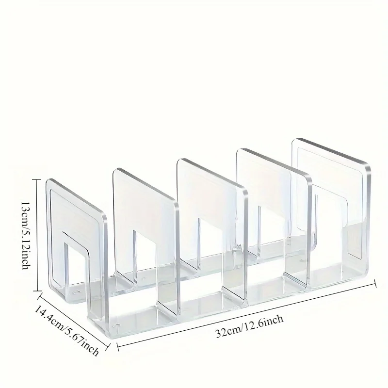 1pc 4-Lattice Shoes Storage Rack for Children, Acrylic Transparent Delicate Shoe Rack, Baby Shoe Rack