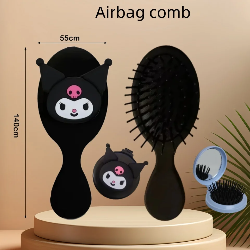 Sanrio Hello Kitty Kuromi Air Cushion Comb - Cute Portable S
