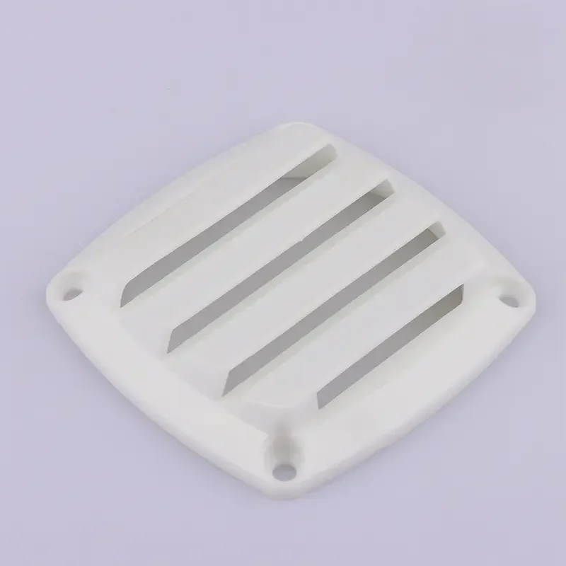Rejilla de ventilación marina de 3 pulgadas, cubierta de plástico para conductos de ventilación de yates, salida de aire para yates, rejilla de ventilación para barcos