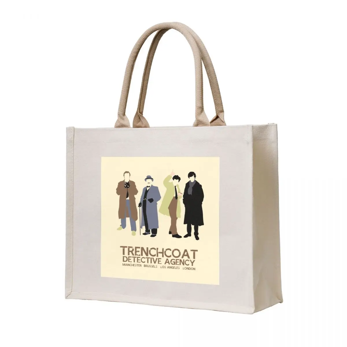 

Trenchcoat Detective Agency Tote Bag large size bags bags woman 2025 tote bags cloth Canvas stote bag