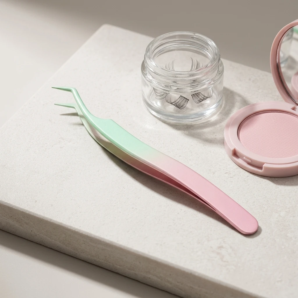 Beauty Makeup Artist - Professional Eyelash Tweezers Salon Beauty Tool