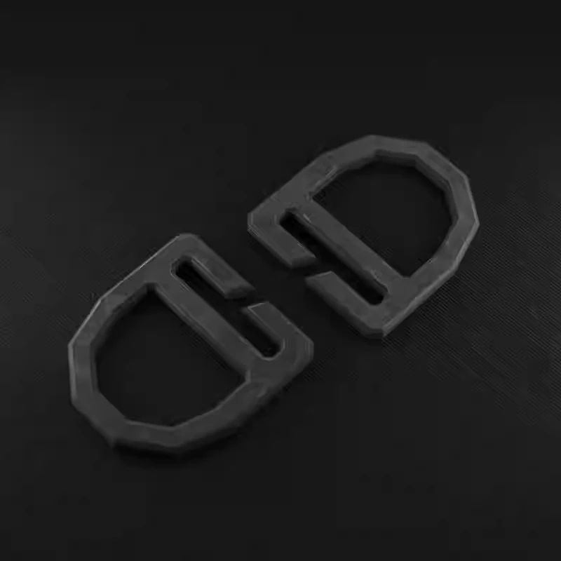 ألياف الكربون D مشبك خفيف الوزن معلق نقطة حقيبة صدر للرجال مشبك وظيفة في الهواء الطلق هوك DIY بها بنفسك الملابس السحابة EDC الملحقات