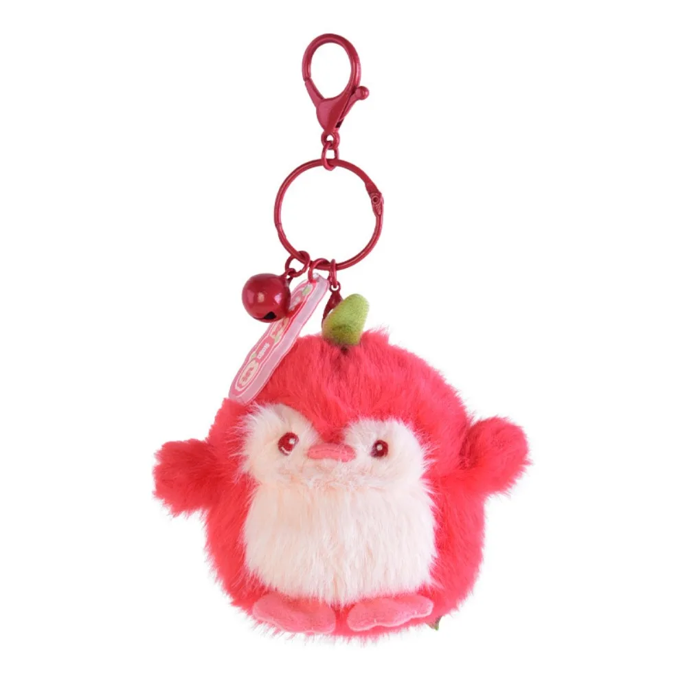 PP Cotton Penguin Plush Keychains Soft Collection Fruit Scented Plush Toy Pendant Fluffy Hanging Decoration