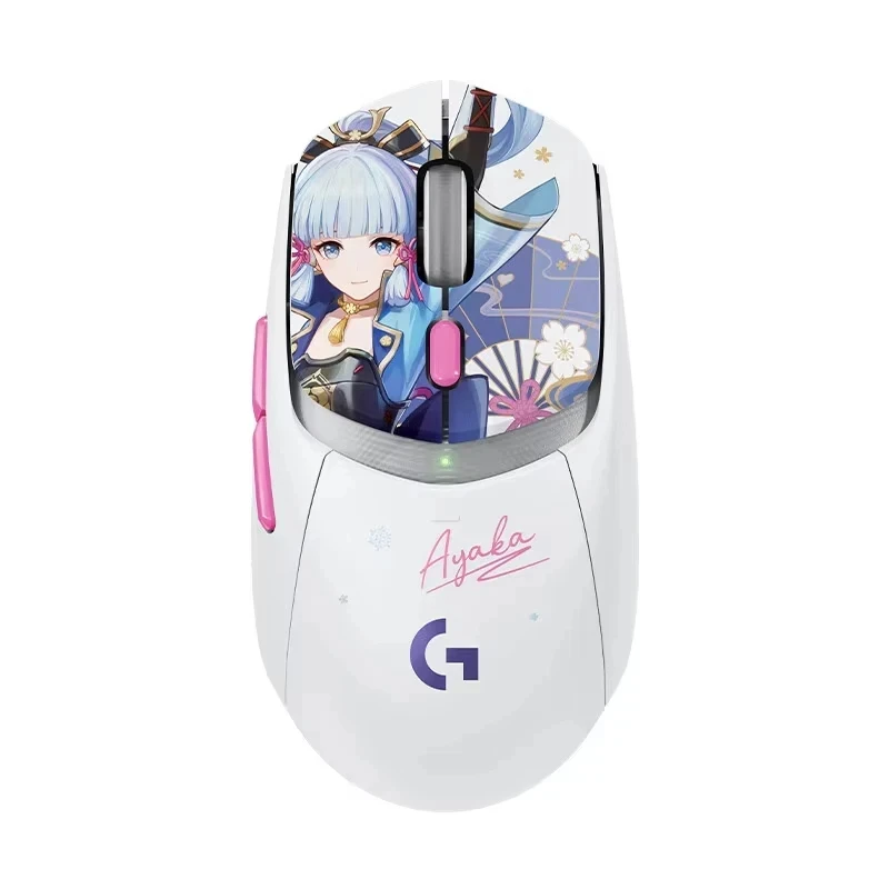 Logitech G309 Kamisato Ayaka Gaming Mouse, Wireless Bluetooth Dual-Mode, HERO 25K Sensor, Lightweight Gaming Laptop Accessories