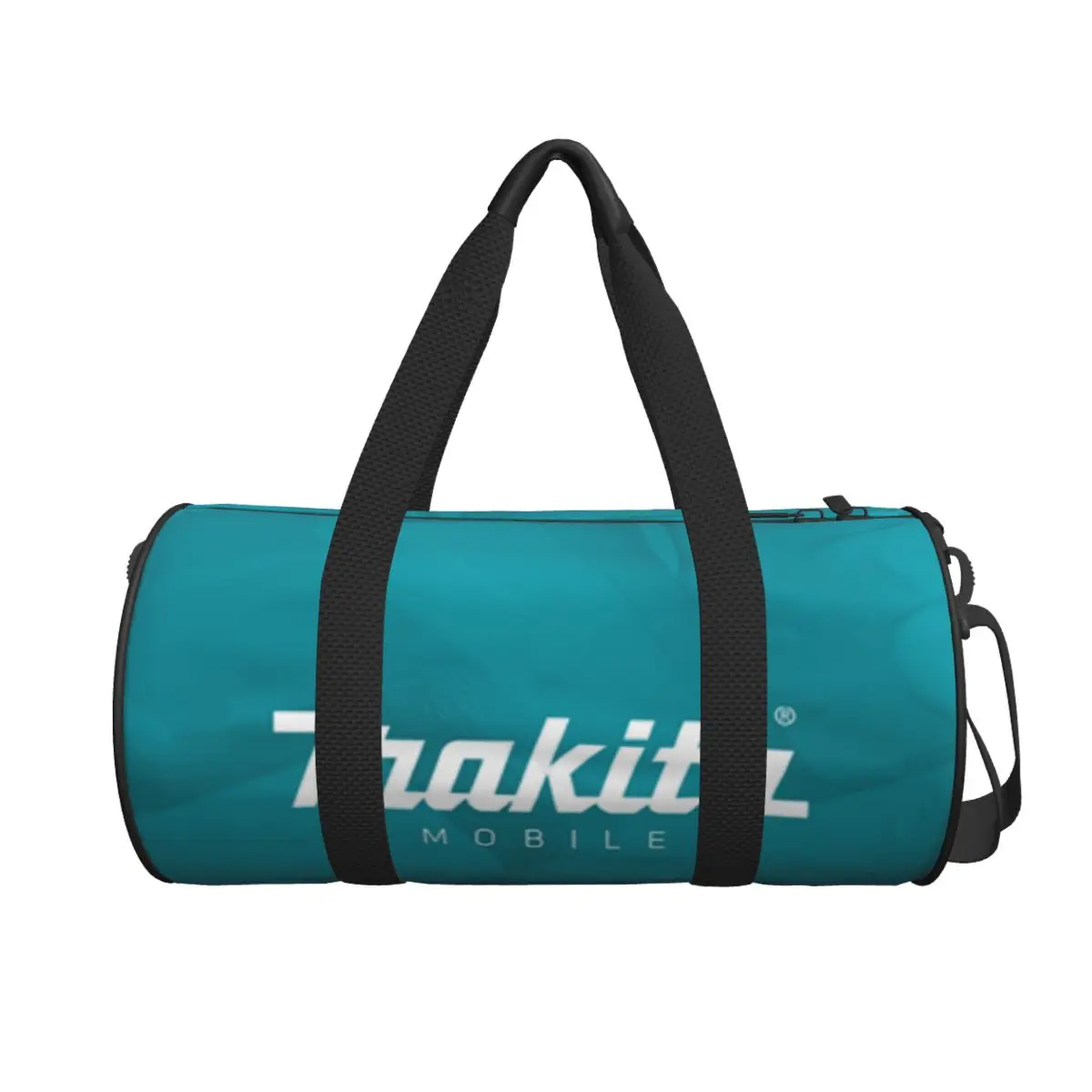 M-Makita Round Large Capacity Travel Duffel Bag, Handheld travel bag, lightweight storage luggage bag