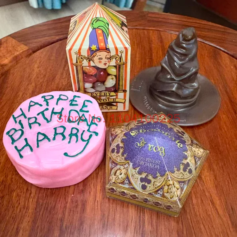 Figura Coleccionable Miniatura de Bandai Harry Potter Bertie Botts Every Flavour Beans, Modelo Gashapon, Decoración de Escritorio para el Hogar y Exhibición