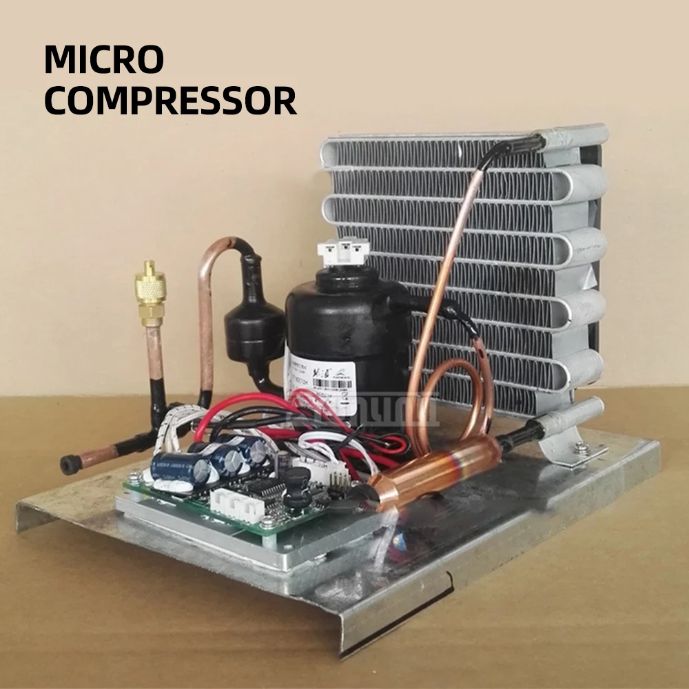 ST19C24V Micro Compressor Unit DC Condensing Unit Small Refrigeration Unit Air Cooled R134aDC 24V