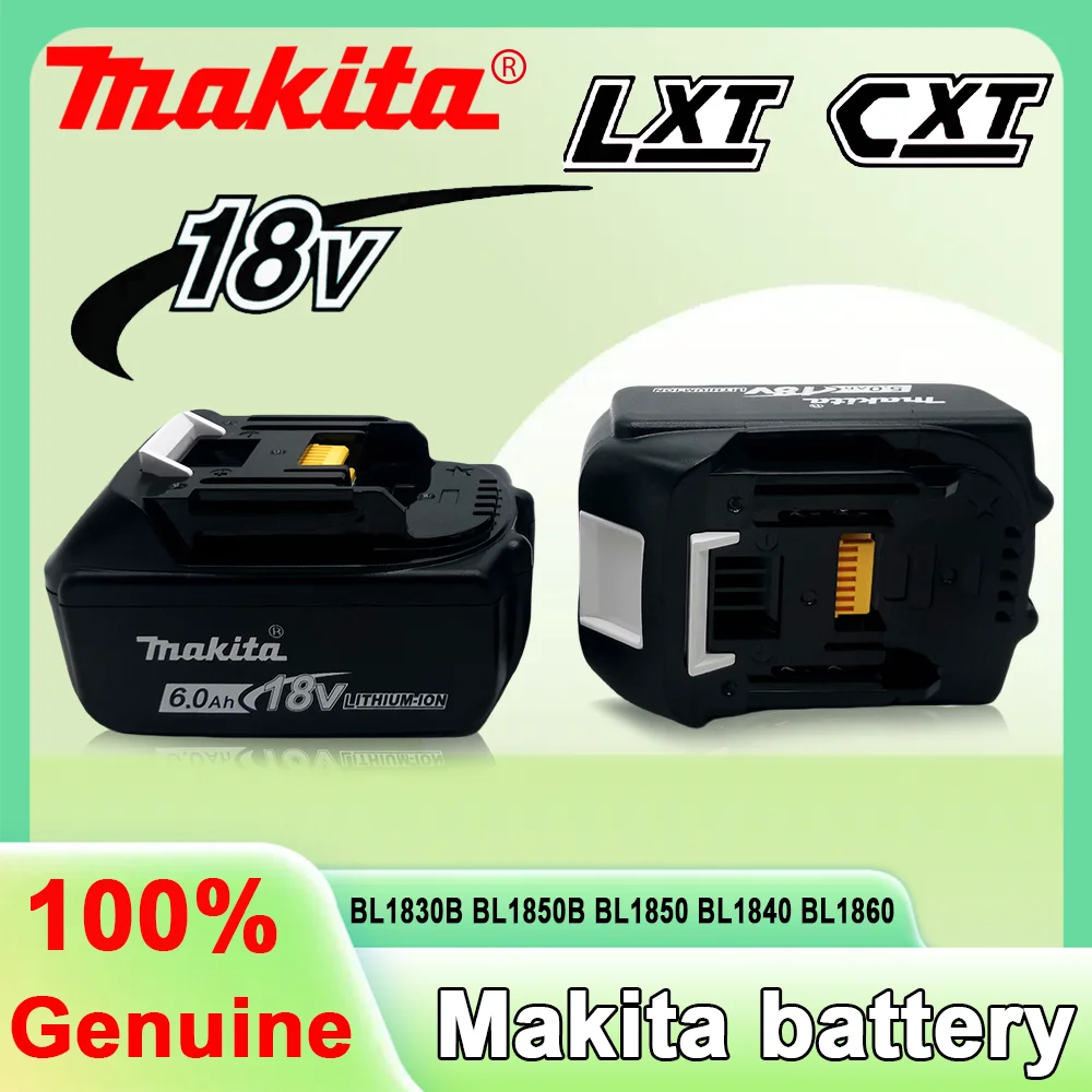 

Original Makita 18v Battery BL1830B L1840 For Makita 18v 3Ah 6Ah 9Ah Rechargeable Lithium Ion BL1850 Tool Battery