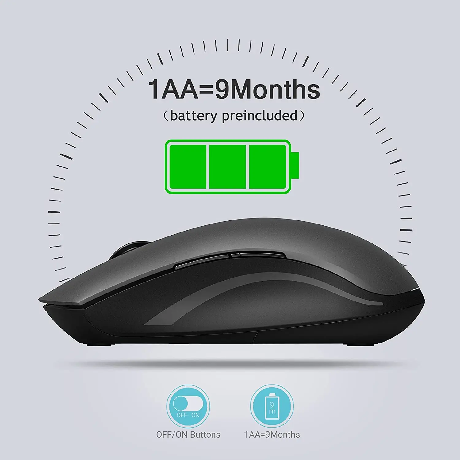 RAPOO 7200M Multi-Mode 2.4G Wireless and Bluetooth 3.0/4.0 Wireless Mouse 1600DPI Ergonomic Silent Mouse for Computer PC Laptop