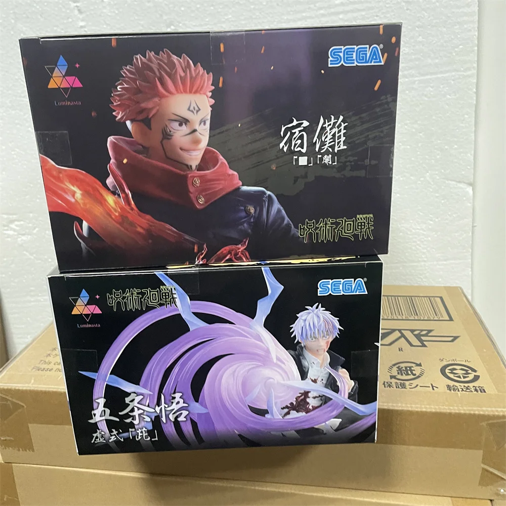 SEGA Original Anime Jujutsu Kaisen Ryomen Sukuna LUMINASTA SUKUNA FUGA Action Figure PVC Satoru Gojo LUMINASTA Toys Figurine