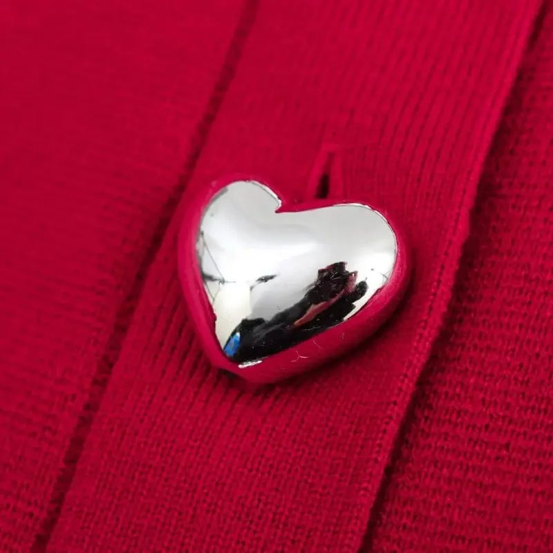 المرأة سترة مشغولة من الصوف بلون الخريف الشتاء سيدة طويلة الأكمام الجولة الرقبة مضلع سترة معاطف الإناث عادية فضفاض تريكو