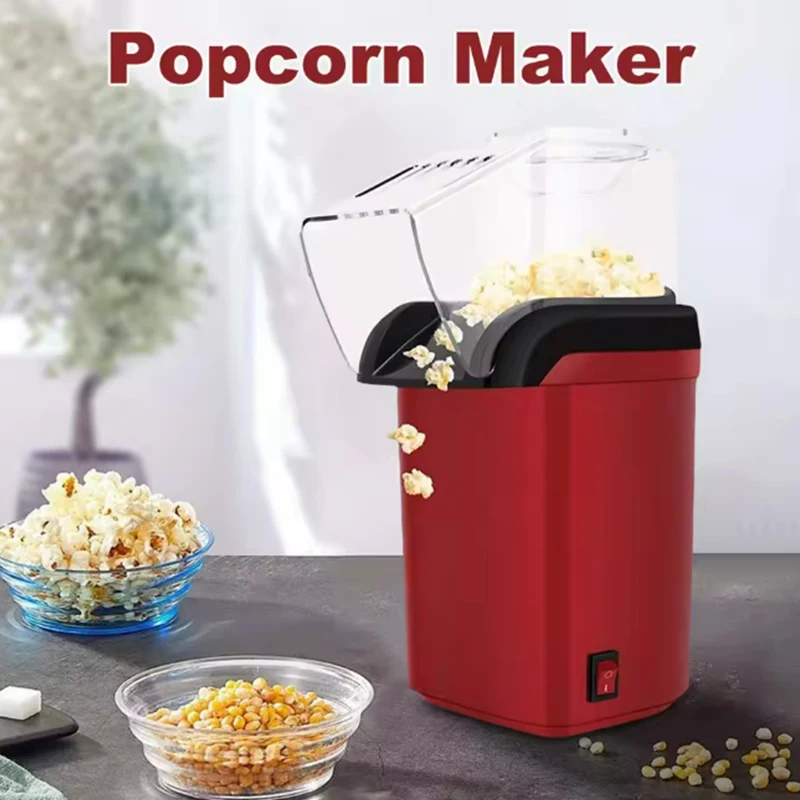 ماكينة صنع الفشار الأوتوماتيكية بالكامل، ماكينة صنع الفشار الصغيرة الكهربائية، ماكينة أجهزة المطبخ المنزلية ذات معدل عالٍ