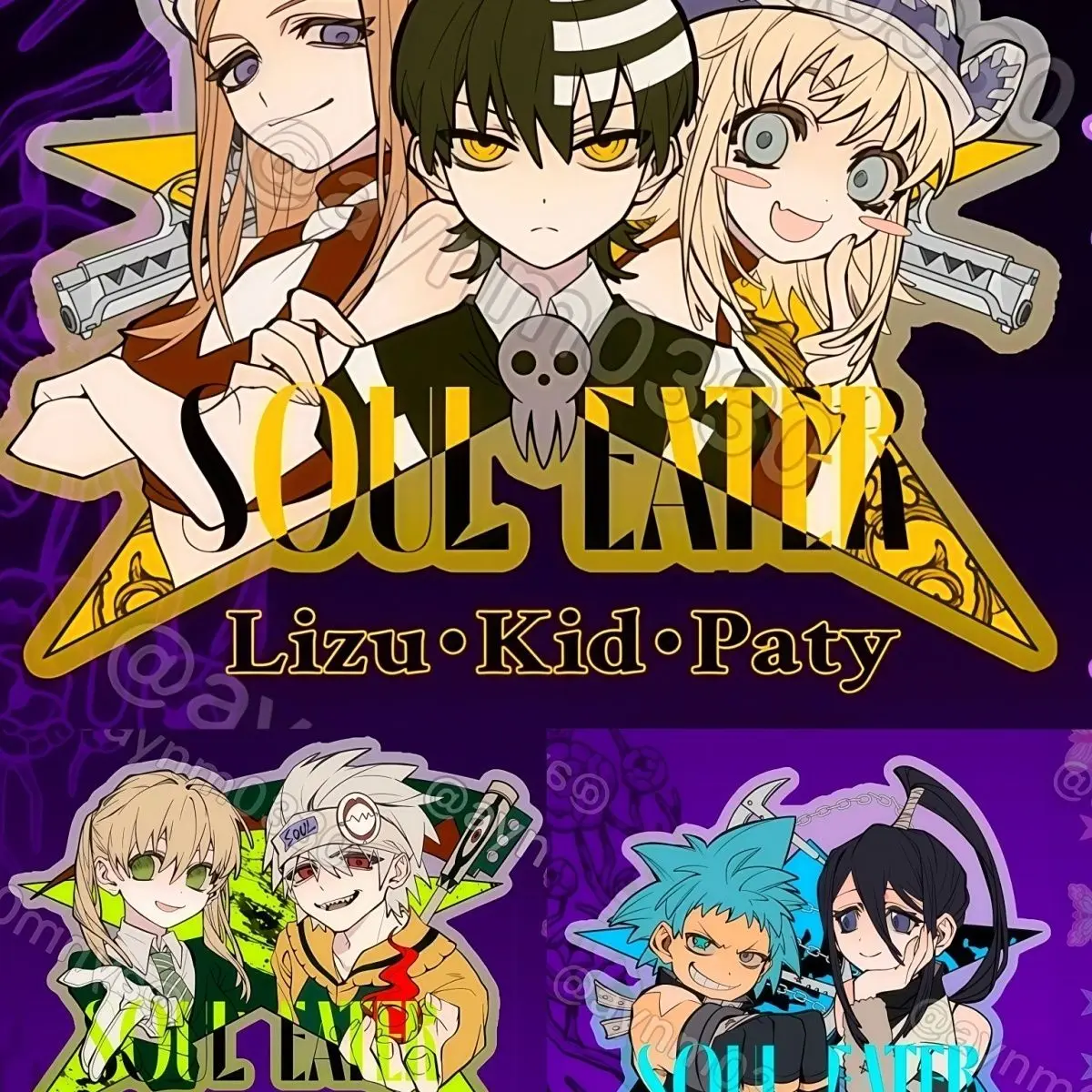 SOUL EATER аниме брелок для женщин забавный акриловый брелок для ключей мужской брелок кулон орнамент аксессуары подарок другу