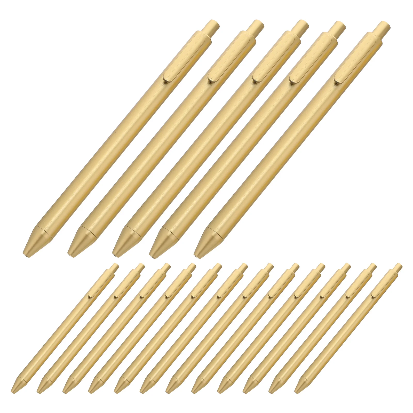 

30Pcs Luxury Gold Ballpoint Pen Set Refillable Business Retractable Pens for Men Women Employee Gifts Corporate Events Office