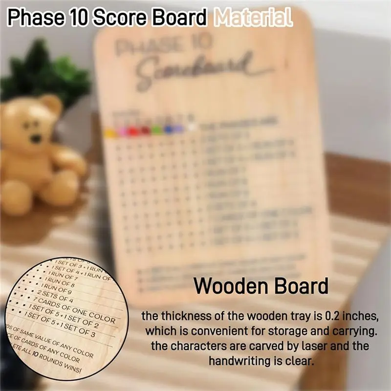 At13 fase 10 placar fase dez placar e rastreador redondo fase 10 cartas jogo pontuação folhas clássico jogos de cartas de tabuleiro