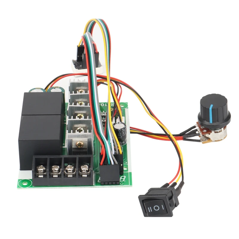 Controlador de velocidade PWM Motor DC Display digital 0-100% Módulo de acionamento ajustável