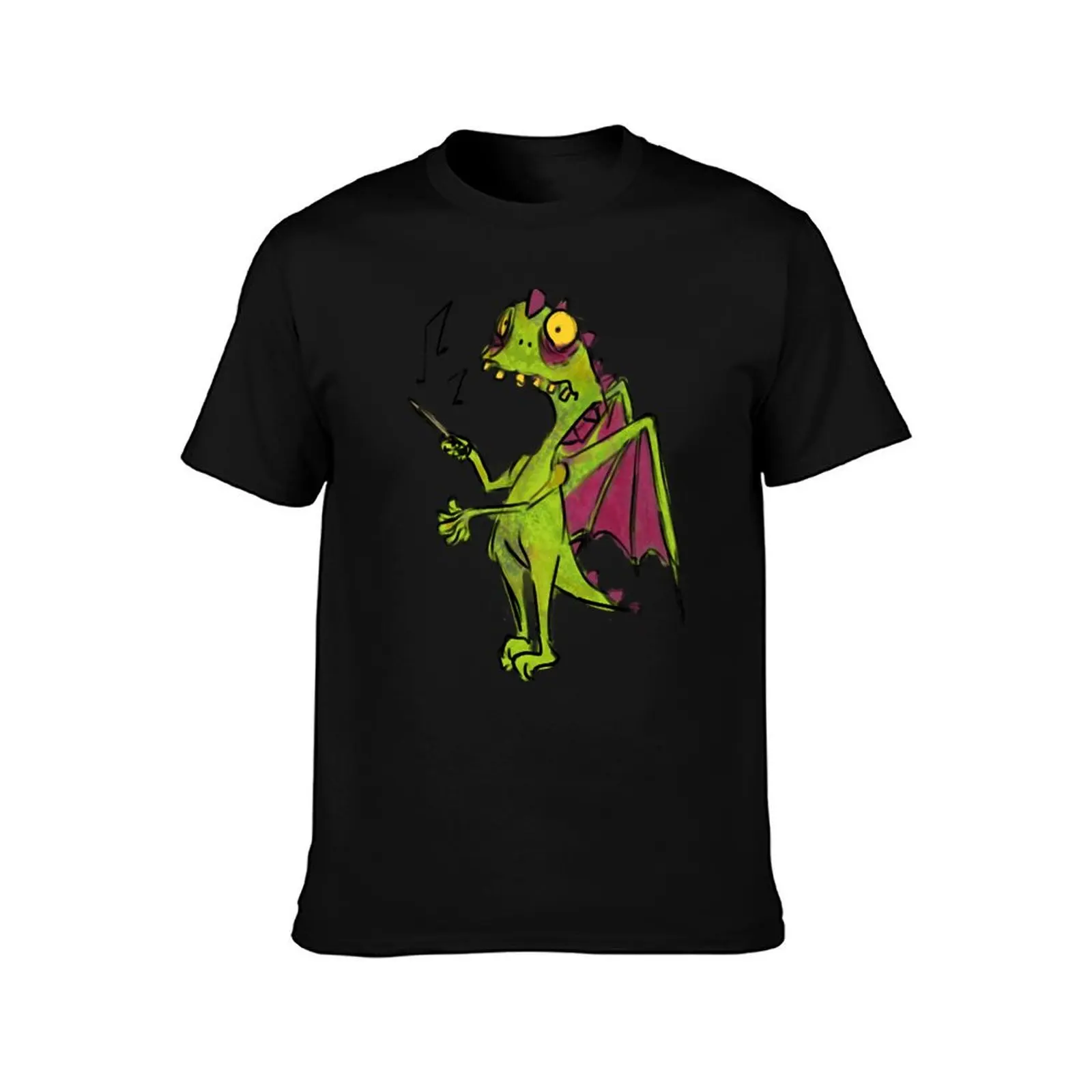 Conducting dragon fella T-Shirt Simple Print Design T-Shirt
