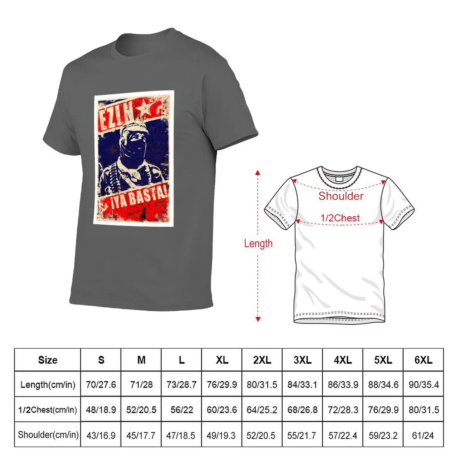 Mens My Favorite EZLN Subcomandante Marcos T-Shirt men t shirt cotton 100% man t shirt summer cotton tshirt 100% T-Shirt