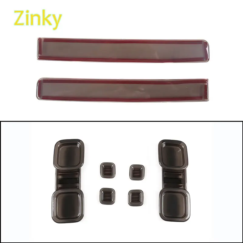 Car Tail Light Cover Brake Light Wide Indicator Cover Rear Lamp Hoods Guards Trim Suitable for  Land Rover Defender 90 110 2020+