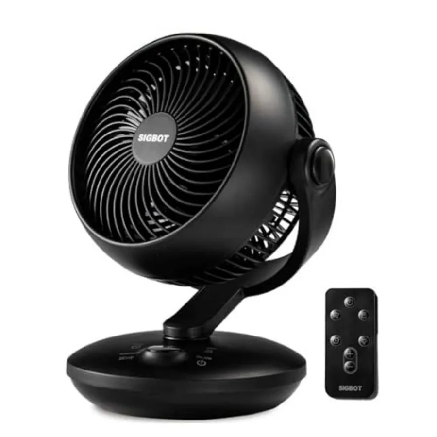 

Fan for Bedroom with Remote, 28dB Touch Control, Ultra Quiet Desk Fan, 9-Hour Timer, 70ft Powerful Airflow, 10-Inch High-Veloci