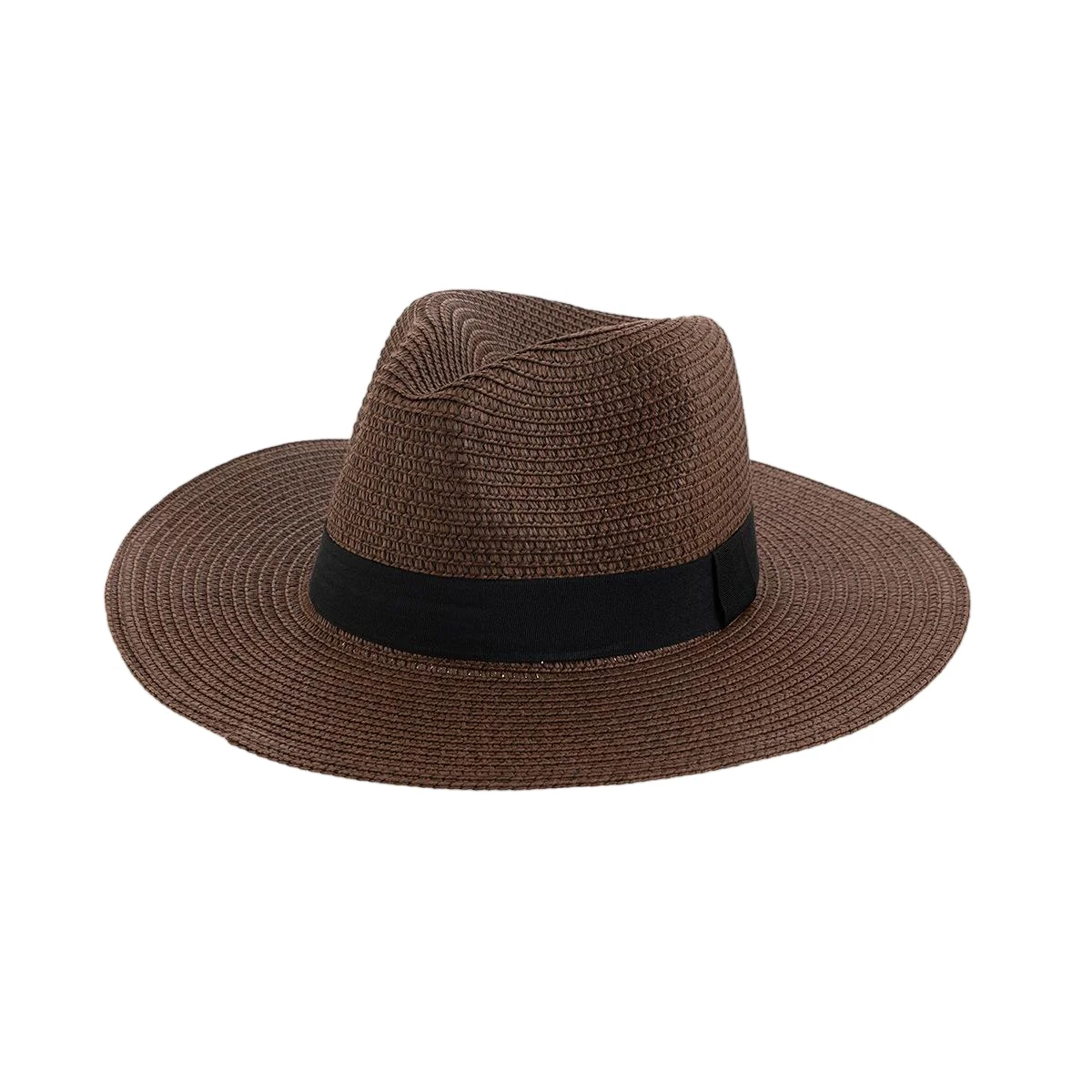 Sommer-Sonnenhut aus Stroh für Männer und Frauen, Modischer Sonnenschutz-Strohhut, Vielseitiger Panama-Hut für Outdoor und Strand, Jazz-Hut – Detail 16