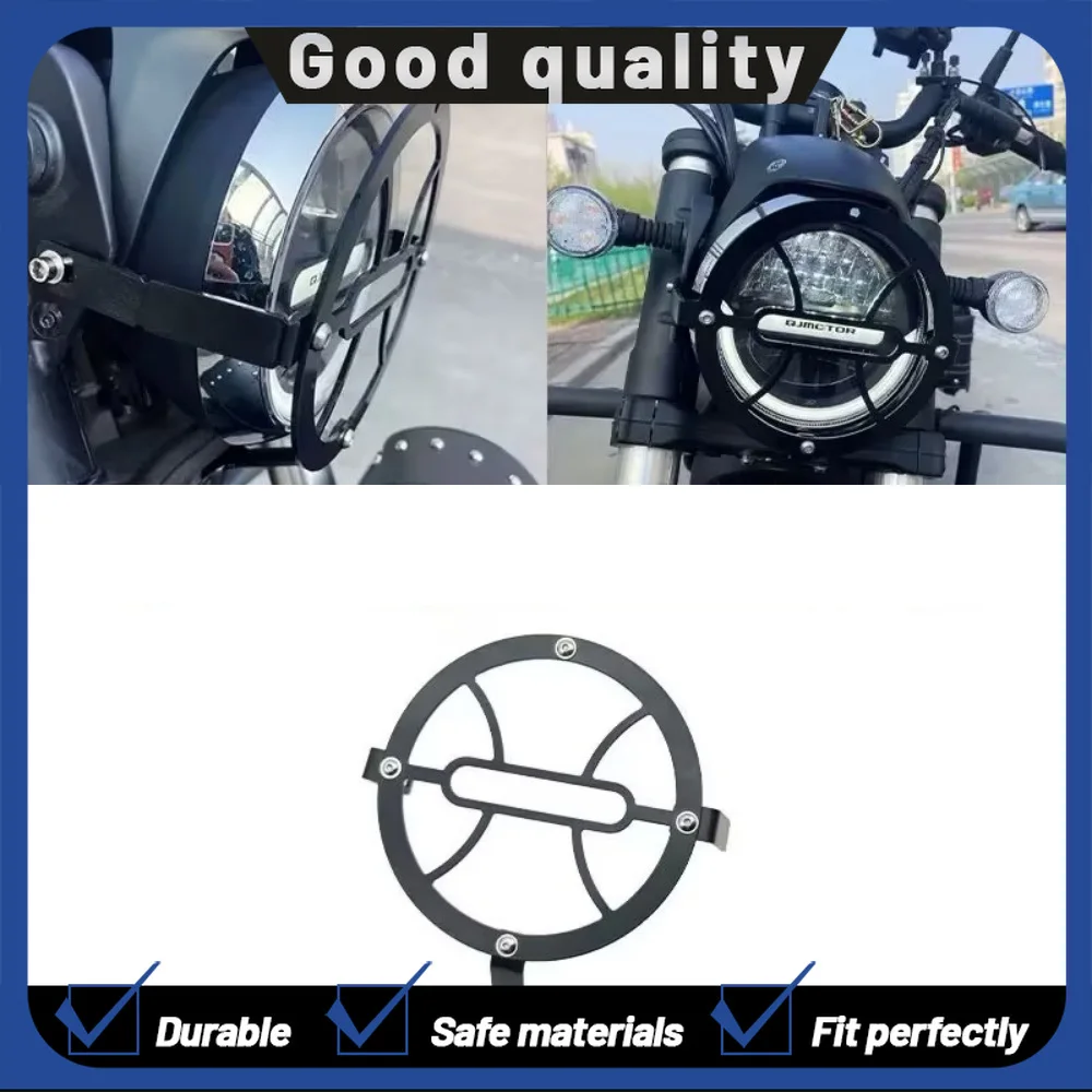 

For QJMOTOR SRV 300 300s Motorcycle Headlight Decorative Cover Headlight Cover Protects The Lamp Shade QJMOTOR SRV 300 300s