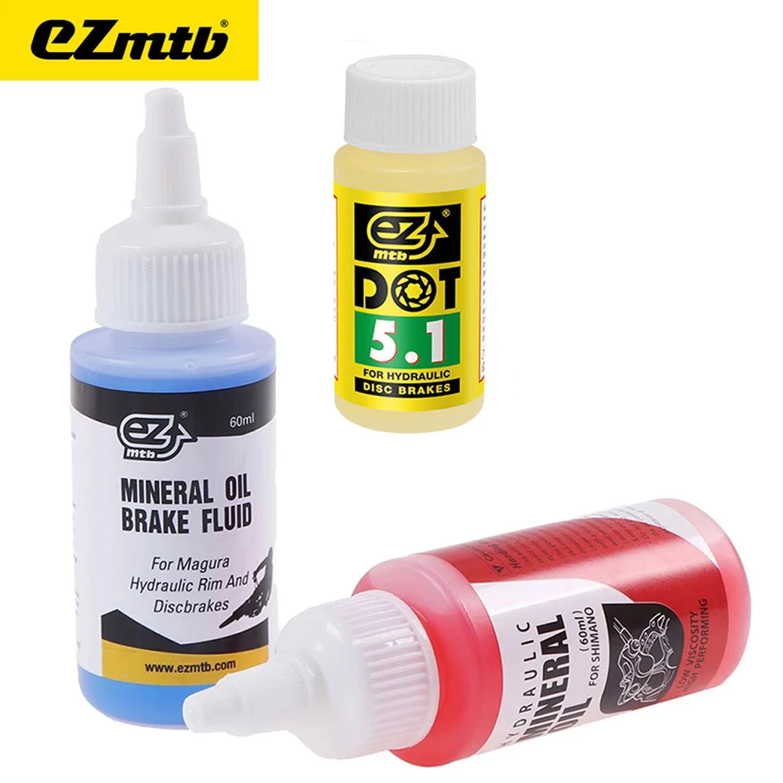 1PC 60ML Bicycle Brake Mineral Oil System Fluid Cycling Mountain Bike Hydraulic Disc Brake Oil Fluid Professionally Oiled Piston