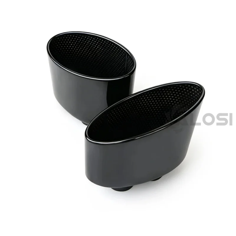 OEM Customized All Black Stainless Steel Exhaust Tip, High-Performance Car Exhaust Tailpipe for Audi RS3 RS4 RS5 RS6 TTRS