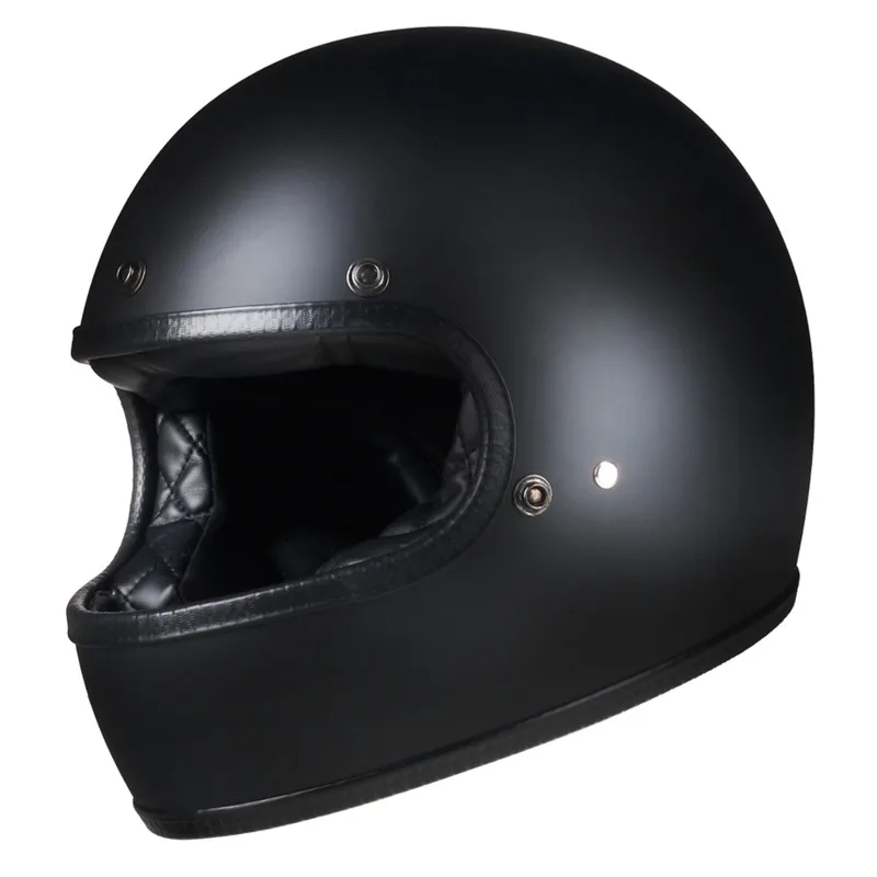 Glass Fiber Motorcycle Helmet Motocicleta Casco Matte Black Motorcycle Racing Helmet Full Face Good Safey Casco