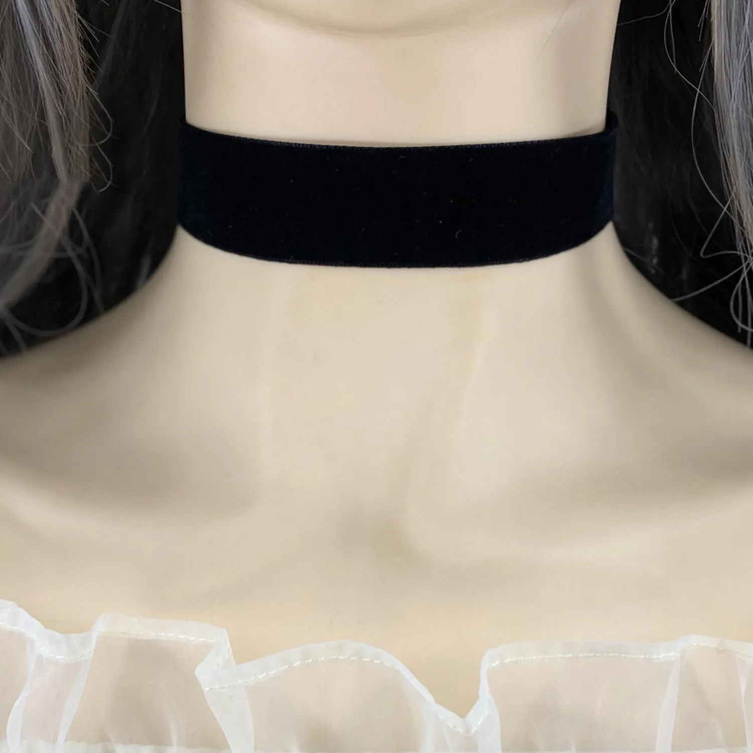 Gothic Style Black Velvet Choker Necklaces Rope Women Tattoo Necklace Neck Decoration Short Chocker Jewelry On The Neck Collar image 5