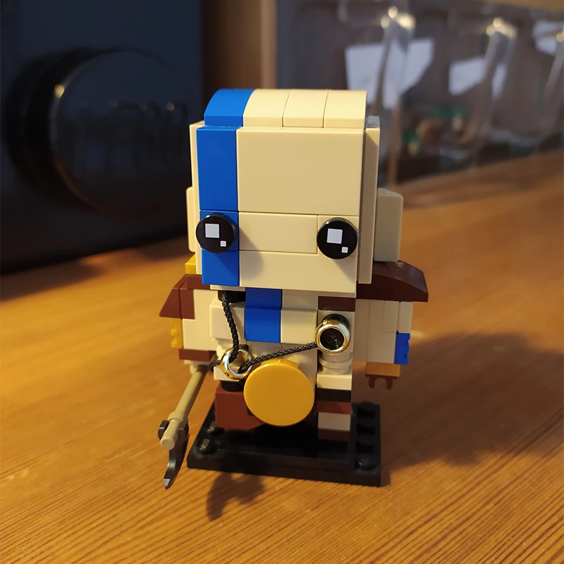 135pcs MOC Barbarian Diabloss II Brickheadz Building Blocks Christmas Gift Model Toy to Develop Patience and Concentration
