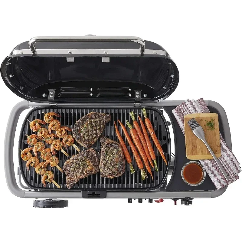 Traveler Portable Gas Grill, Black