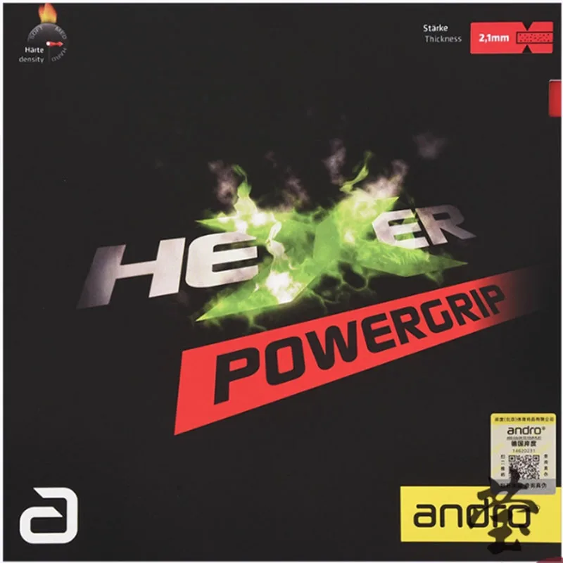Andro HEXER GRIP table tennis rubber non tacky fast attack with loop ping pong rubber made in Germany table tennis racket view 4