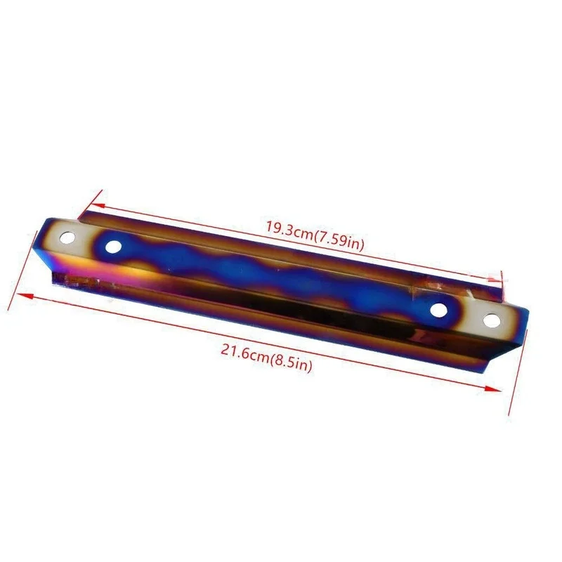 Baked Blue Aluminum Alloy Battery Bracket, Universal Fixed Battery Holder with Screw, Car Modification