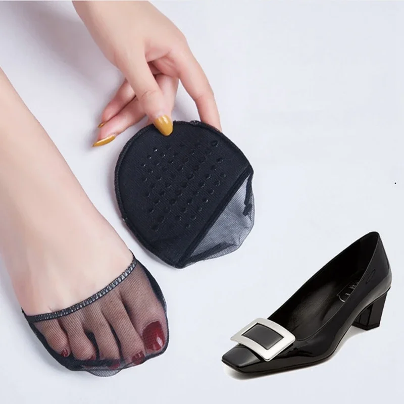 Inserti adesivi per scarpe con Pad dell'avampiede cuscino per scarpe con tacco in Gel tacchi alti antiscivolo mezze solette calzini per piedi Filler per scarpe da donna