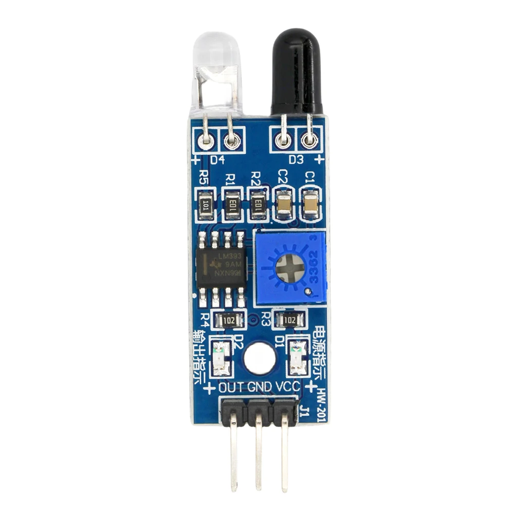 Smart Electronics IR Infrared Obstacle Avoidance Sensor Module for Arduino Smart Car Robot 3 Pin Reflective Photoelectric