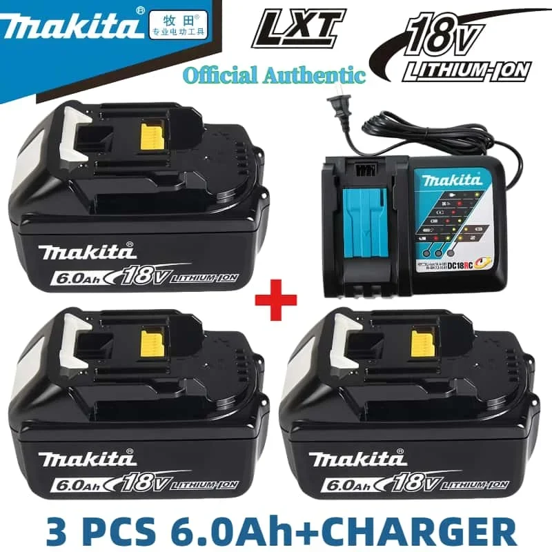 

Original Makita 6Ah/5Ah/3Ah for Makita 18V Battery BL1830B BL1850 BL1840 BL1860 BL1815 Replacement Lithium 18V Battery