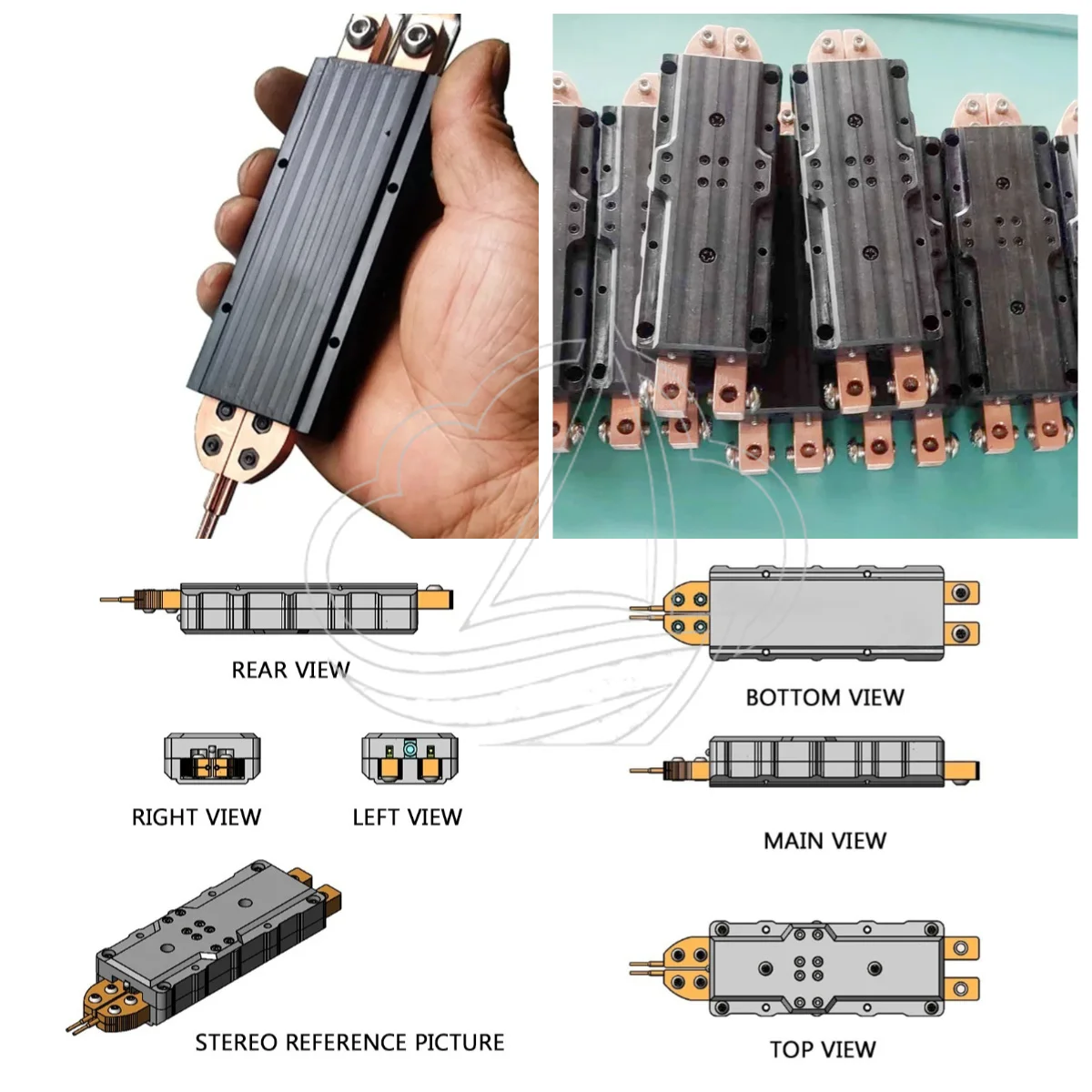 Handheld Spot Welding Pen, Auto Trigger Integrated Design with Dual Slider, Voltage Balancing Accessory for Spot Welder