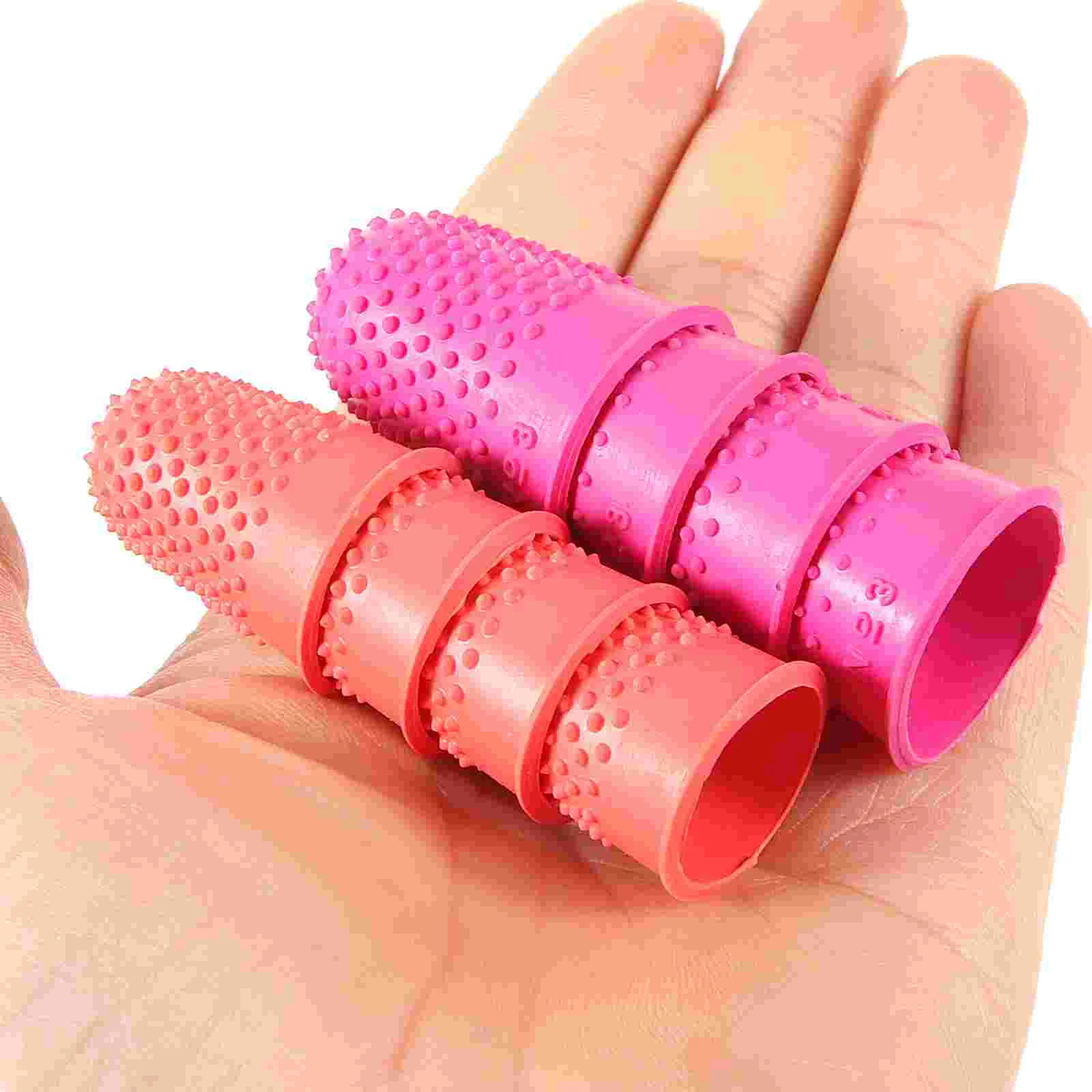 20pcs Wear-resistant Finger Rubber Finger Covers Compact Finger Cots multi-function finger protector