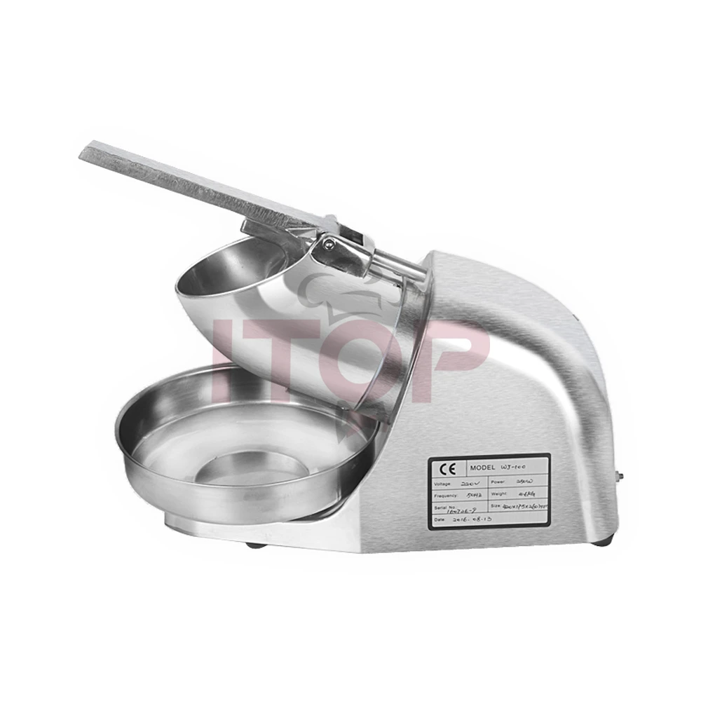 

Коммерческая дробилка льда, машина для слякоти, прямые поставки с фабрики, электрическая полуавтоматическая дробилка льда для напитков, бритва для льда