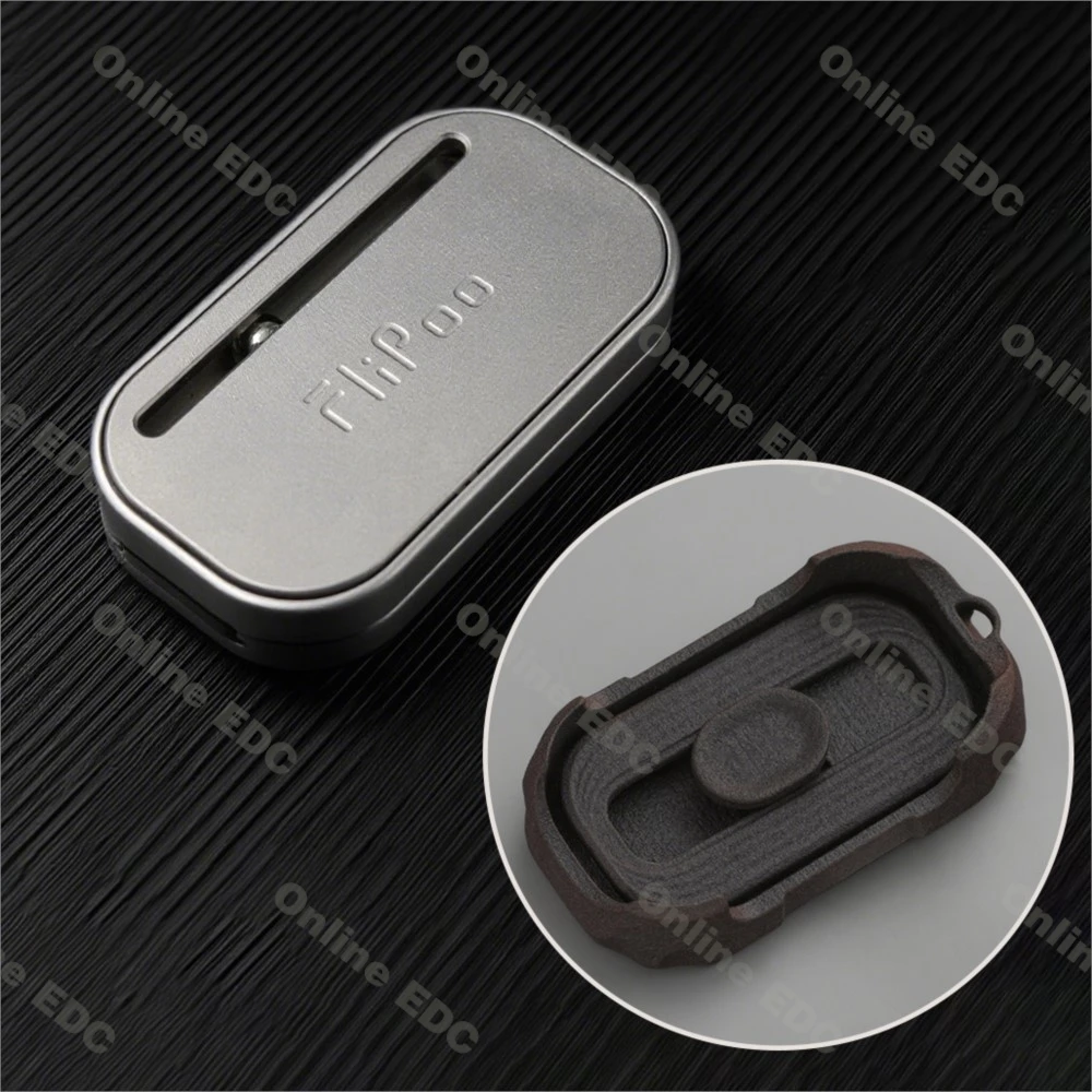 Original scellé nouveau PEL EDC Flipoo Fidget curseur en acier inoxydable machines magnétiques Ding Ding soulagement du Stress jouet Fidget jouets
