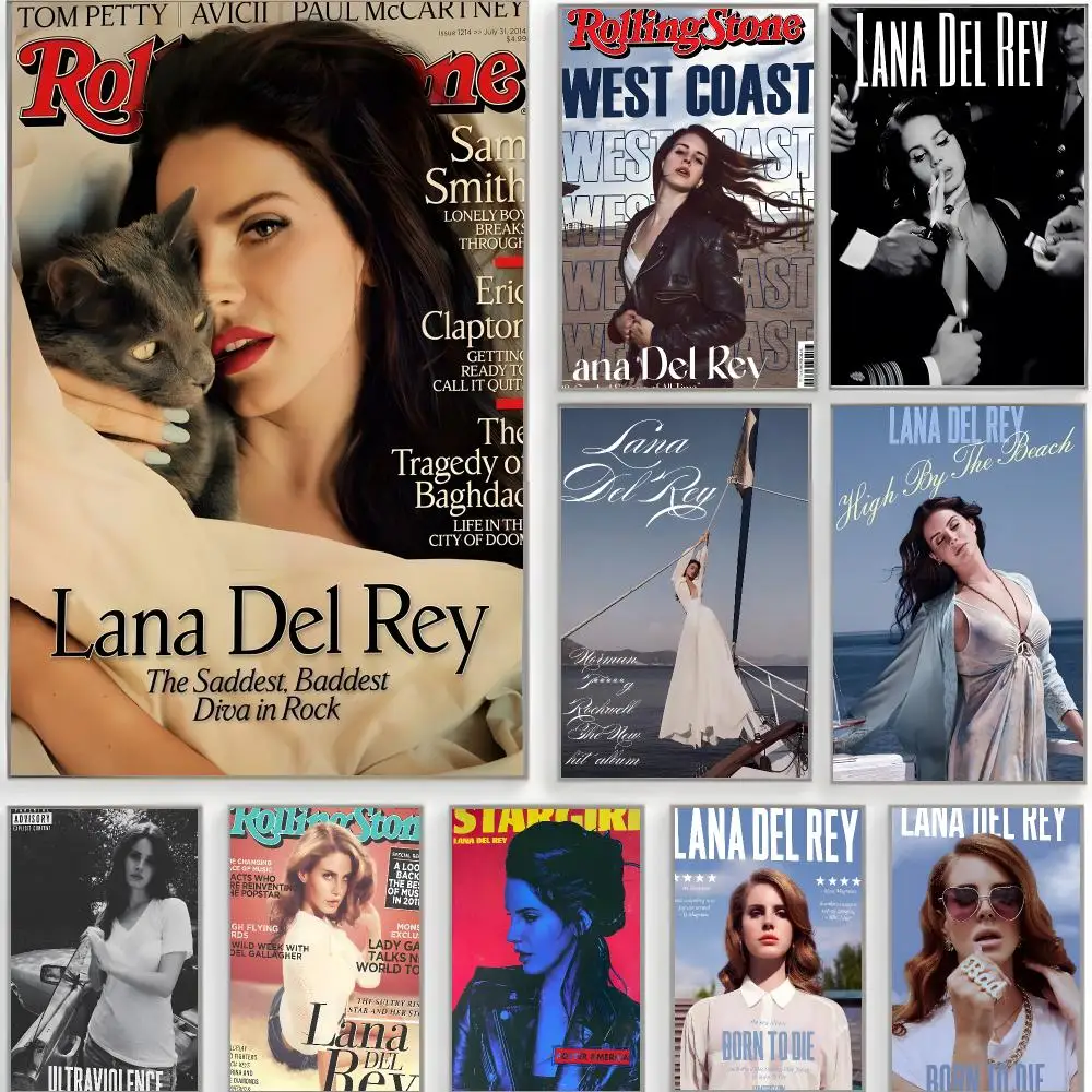 dream pop Lana Del Rey Poster Classic Wall Art  Home Decor  Peel and Stick Unframed