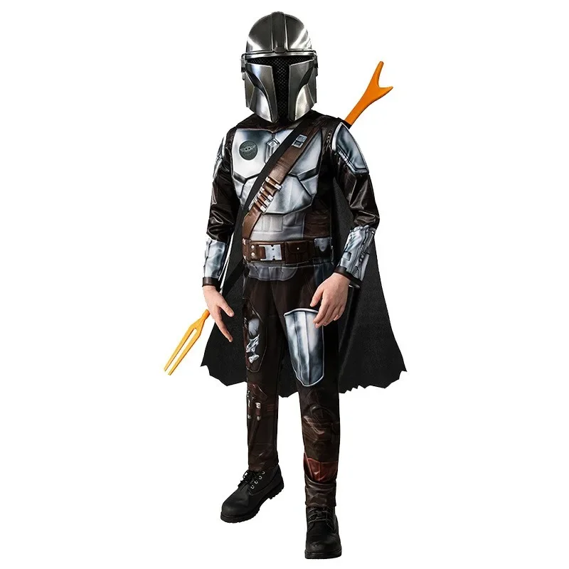 

Children's Clothing Galaxy Bounty Hunter The Mandalorian Cosplay Costume Holiday Party Performance Setb