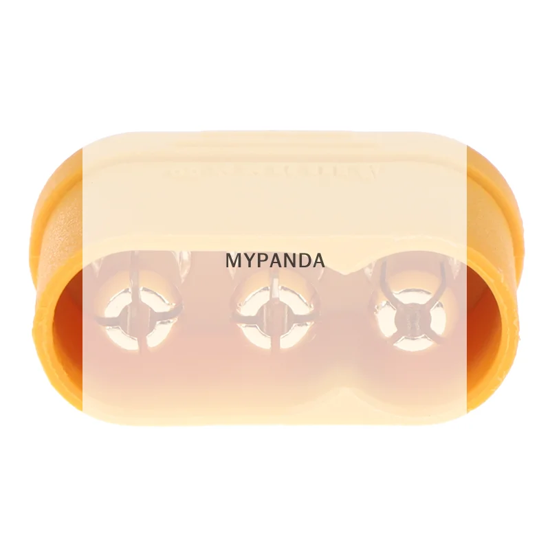 

/Cna/Amass MR60 Plug 3.5mm 3 Core Connector T Plug Interface Connector Sheathed With Protector Cover For RC Model 1 Pair