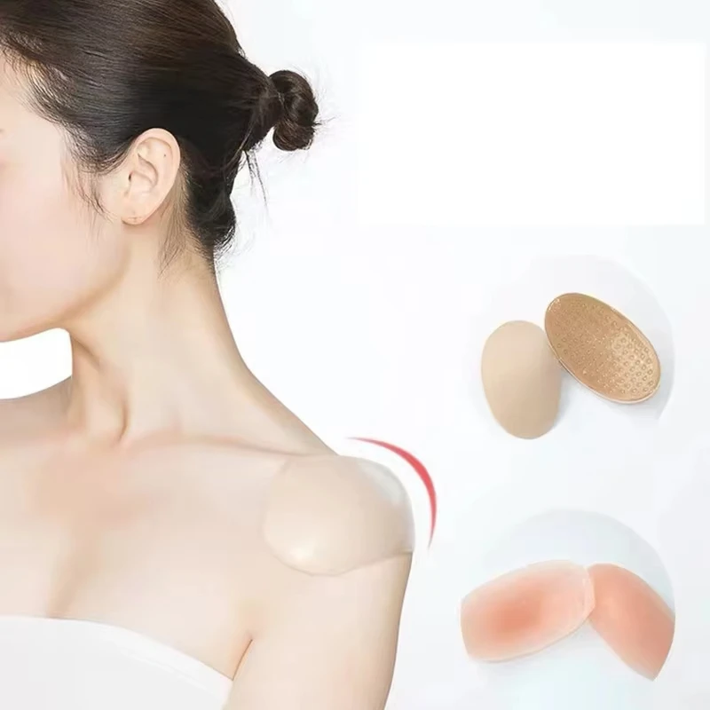 Image 6: Protège-épaule en silicone, magnifique support d'épaule à angle droit, unisexe, invisible, détachable et réutilisable