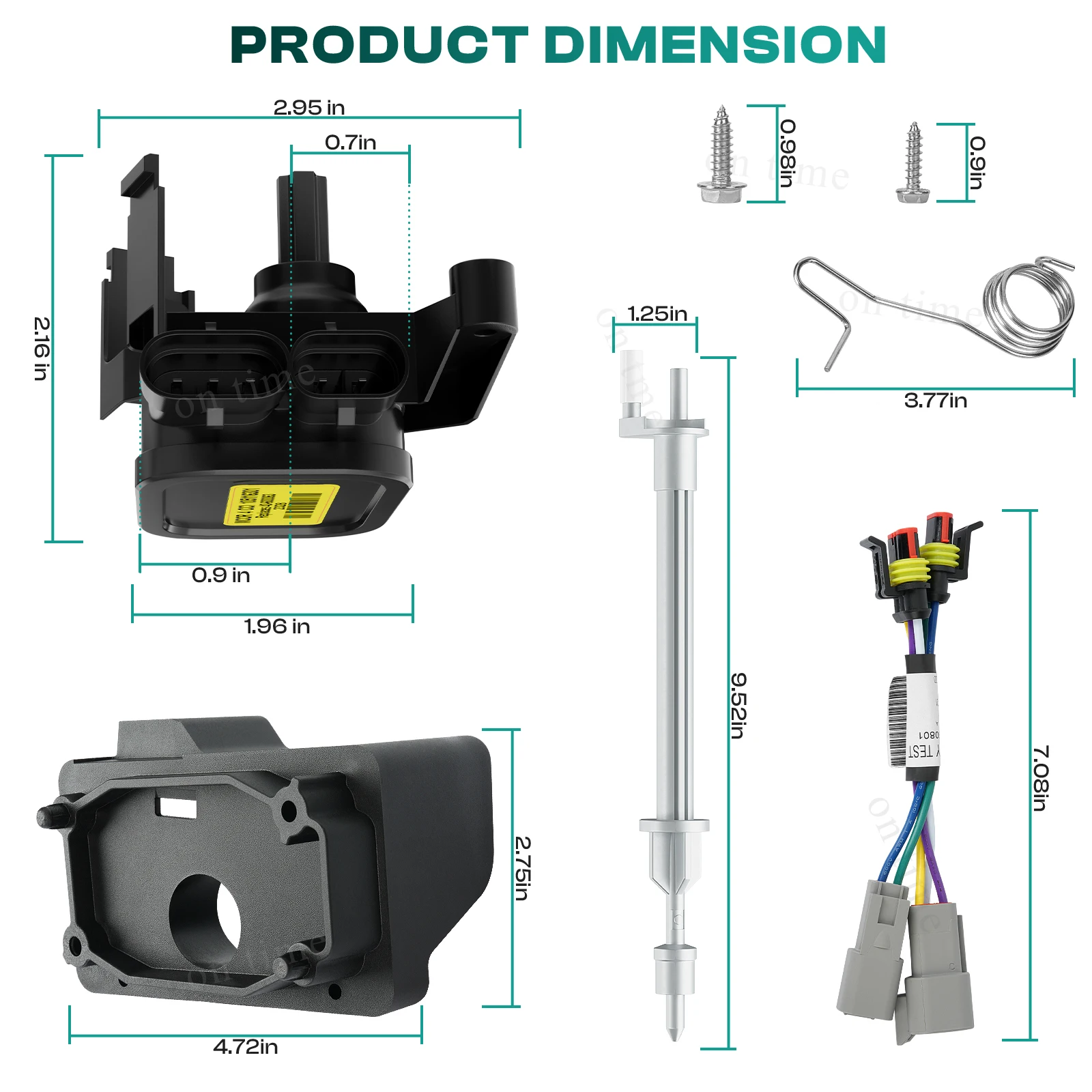 Golf Cart MCOR 4 Conversion Throttle Potentiometer Kit For Club Car DS/Carryall - AM293101 105116301