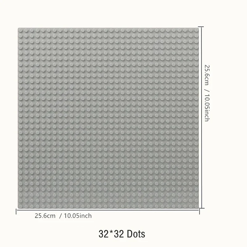 Grondplaten 32x32 16x32 Dots Klassieke Basisplaten MOC Bricks Stad Afmetingen Bouwstenen Figuren Constructie speelgoed
