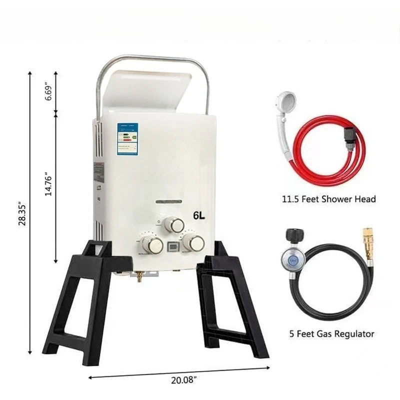 

Outdoor water heater for RV portable camping
