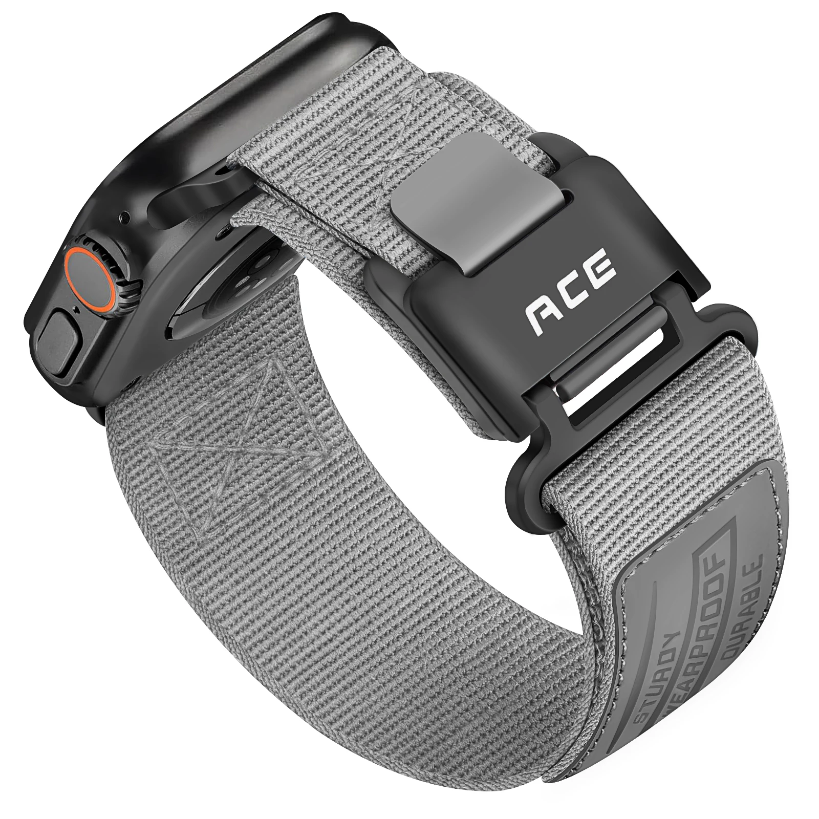 Magnetverschluss-Nylonarmband für Apple Watch Ultra 49mm 44mm 45mm 46mm für Herrenarmband. Für iWatch Series 12/11/10/9/8/7/6/5/4/3/2/1 – Detail 14